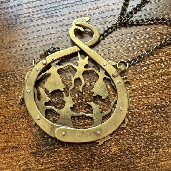 Witches and demons dancing necklace - Picture 7 of 7